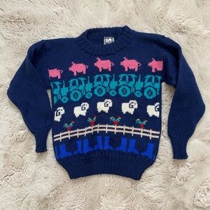 Vintage Children’s Wool Sweater 🐑